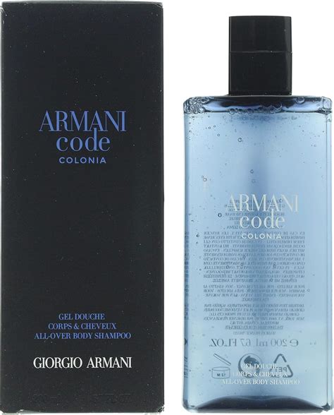 armani code shower gel